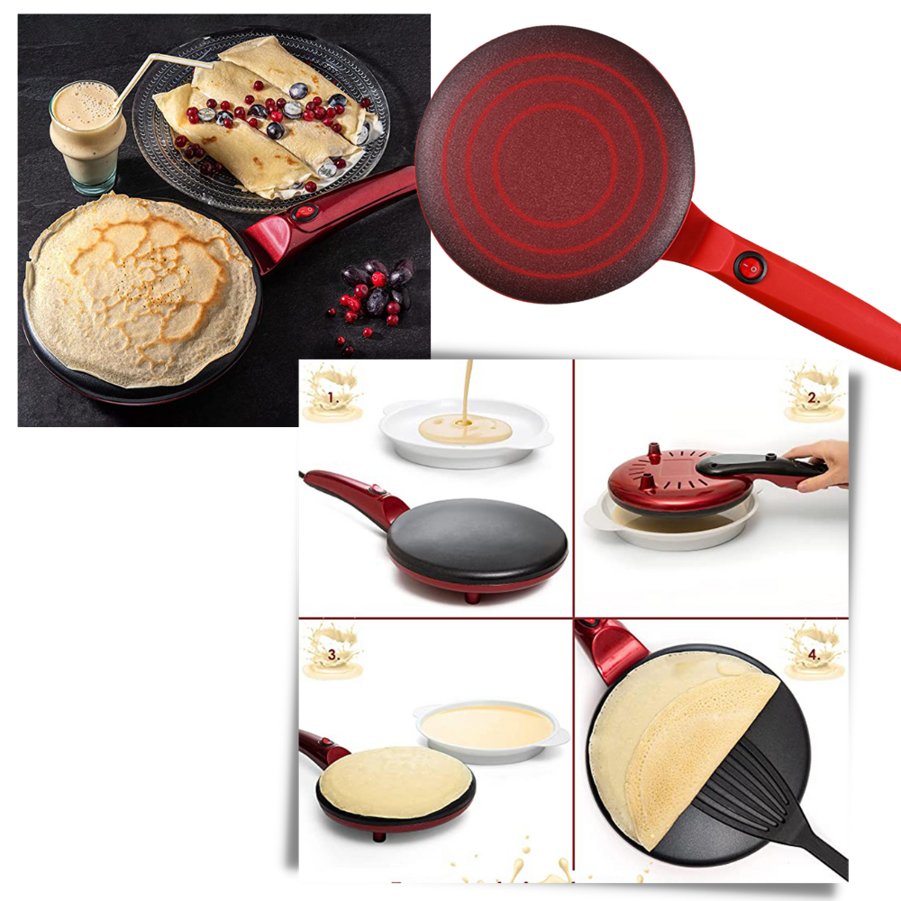 Raxiva - Non-Stick Electric Crepe Maker