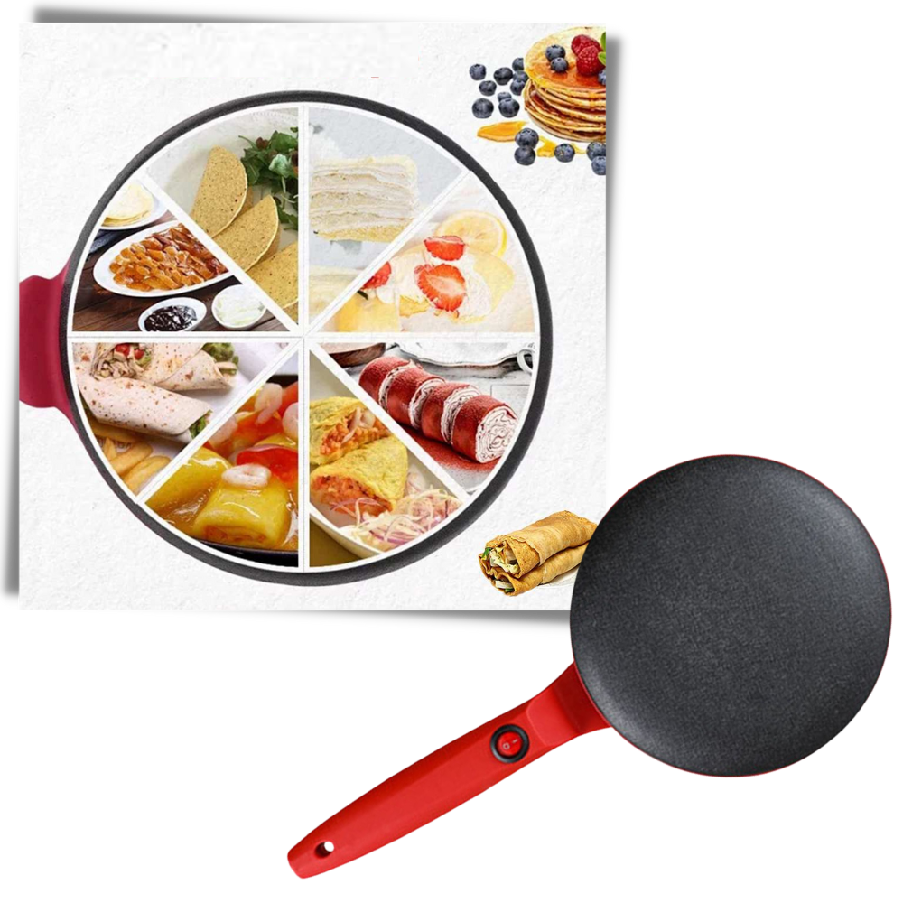 Raxiva - Non-Stick Electric Crepe Maker