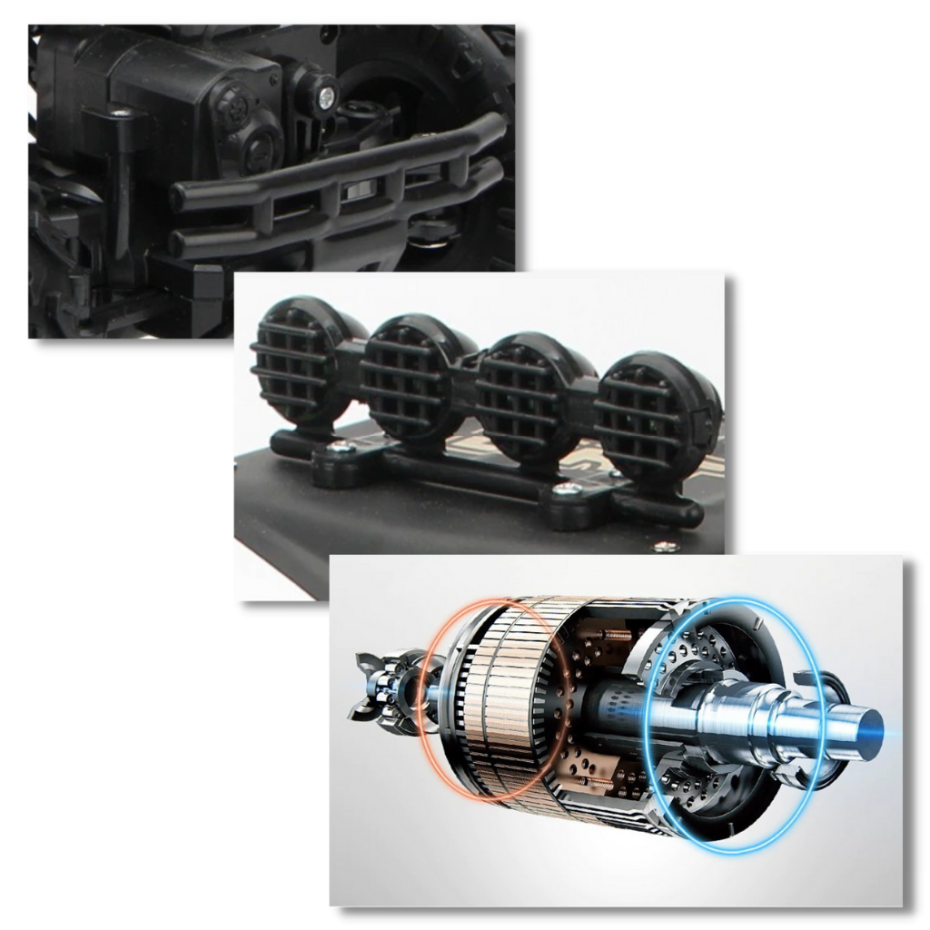 Raxiva - Off-Road 4WD Remote-Controlled Car