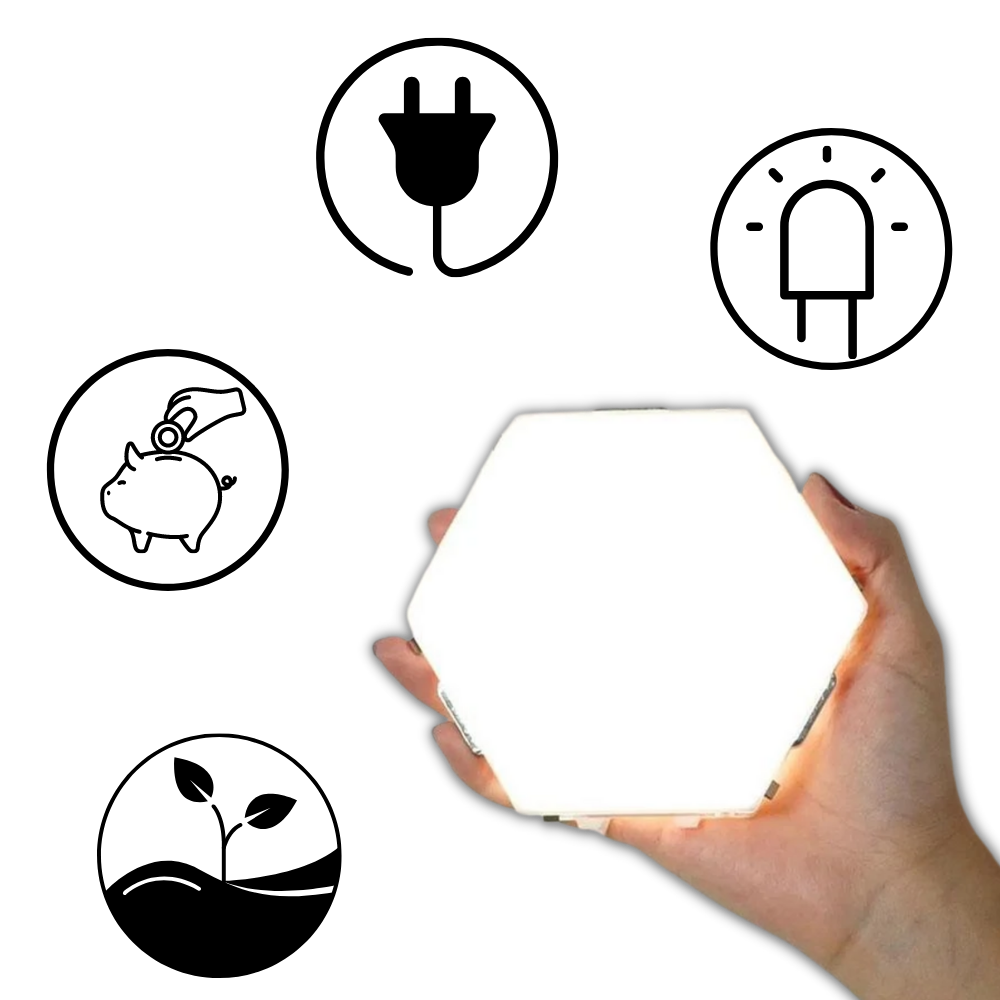 Raxiva - Pack of 3 Modular Touch Lights