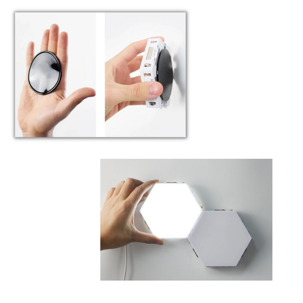 Raxiva - Pack of 3 Modular Touch Lights