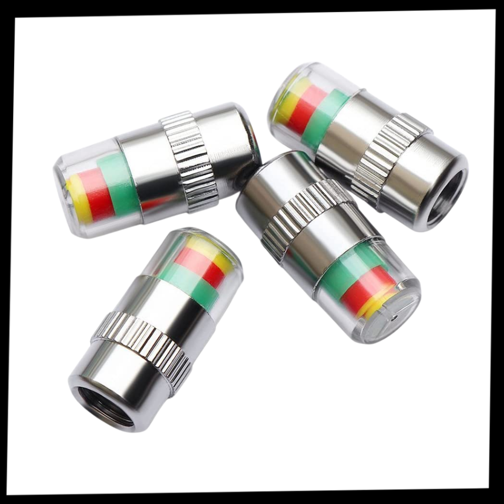 Raxiva - Pack of 4 Car Tire Pressure Sensors