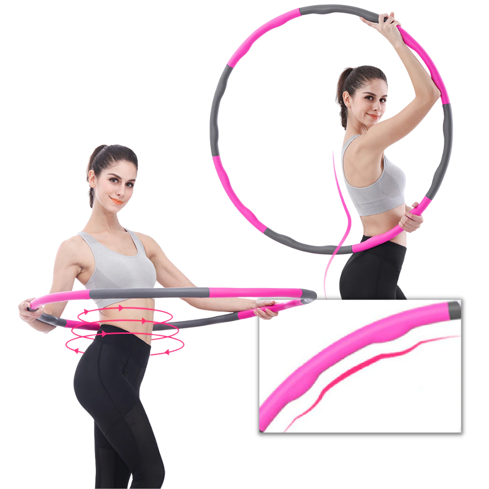 Raxiva - Padded Fitness Hula Hoop Adjustable