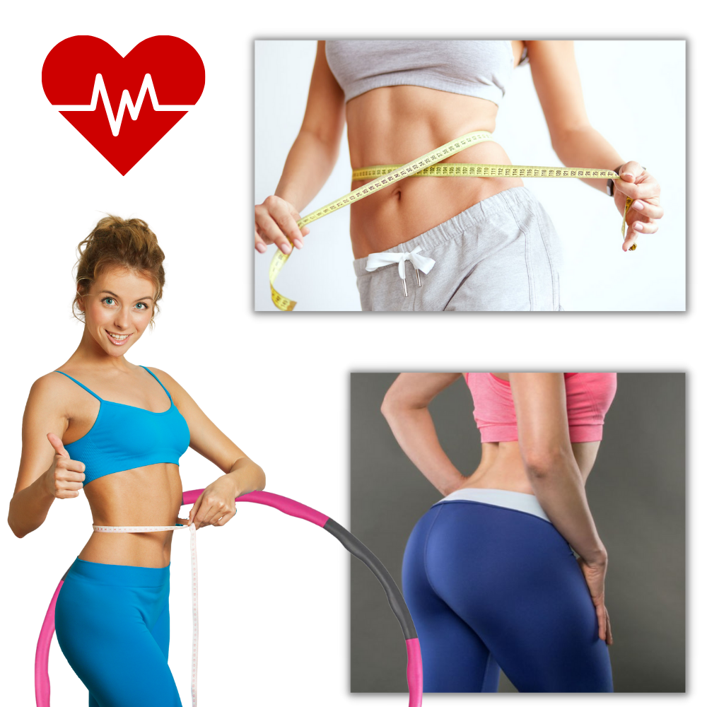 Raxiva - Padded Fitness Hula Hoop Adjustable