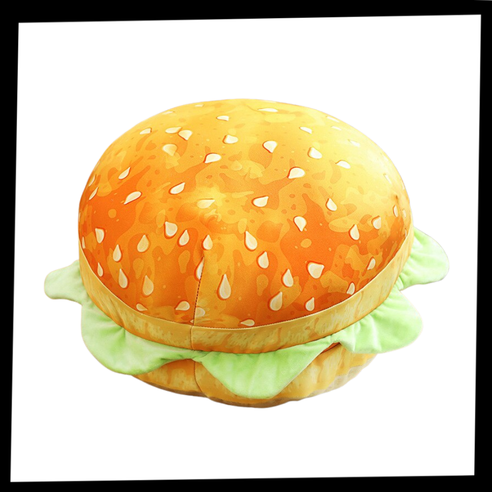 Raxiva - Plush Burger Cushion