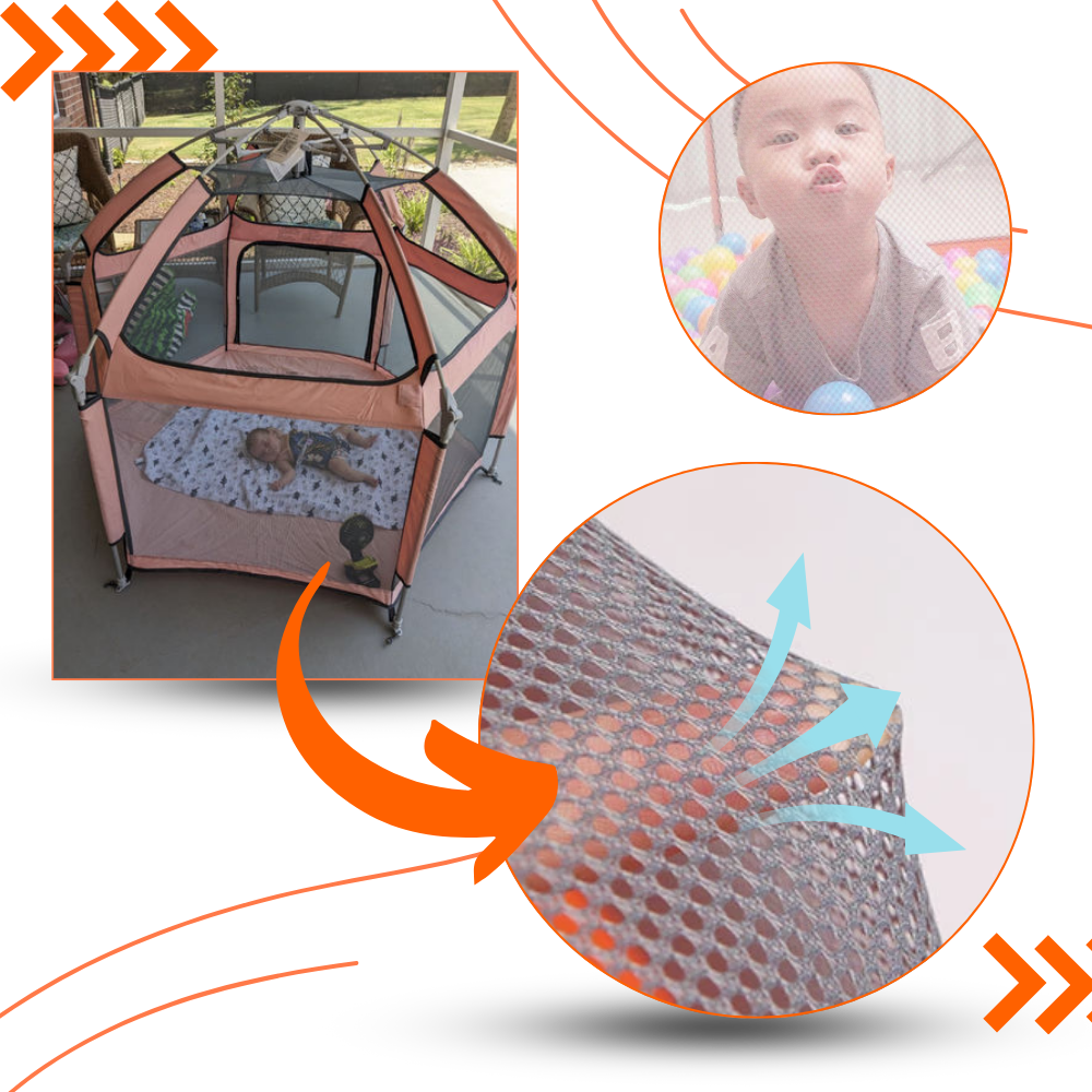Raxiva - Pop-up Mesh Children's Playpen