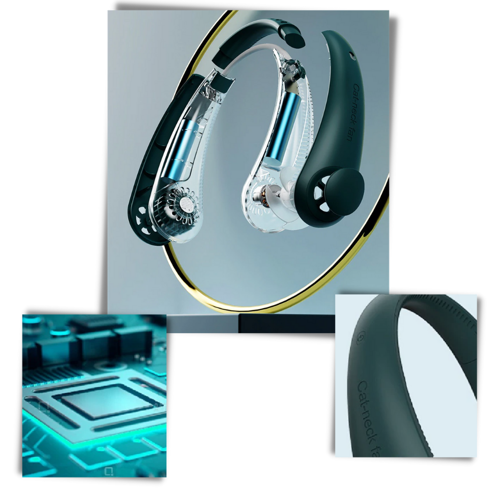 Raxiva - Portable Mini Rechargeable Neck Fan