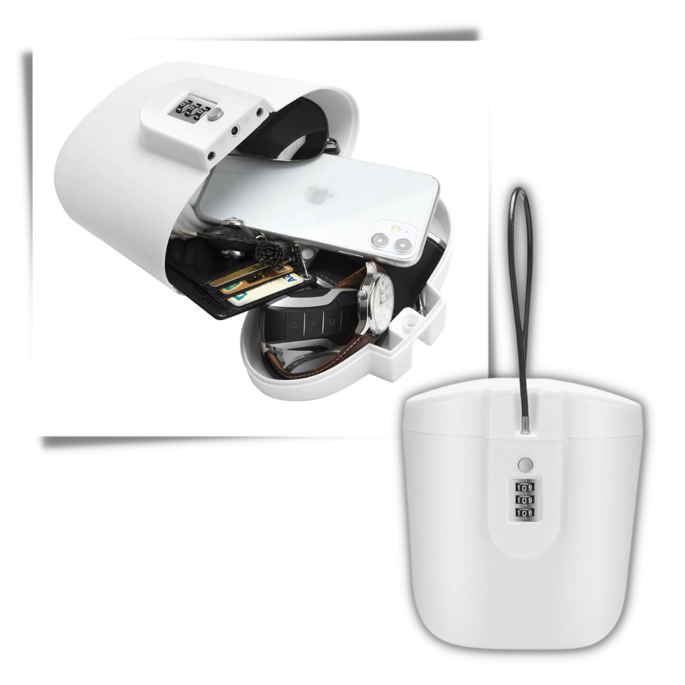 Raxiva - Portable Safe Box with Handle