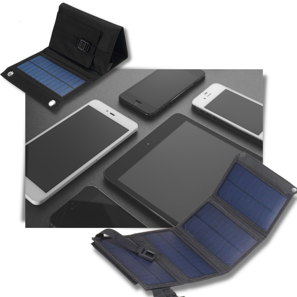 Raxiva - Portable Solar Panel Charger with USB Port