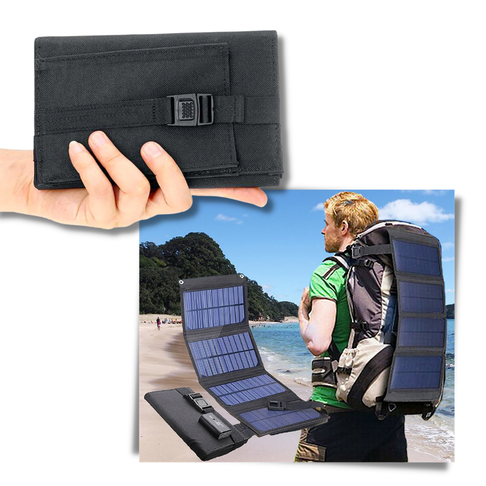 Raxiva - Portable Solar Panel Charger with USB Port