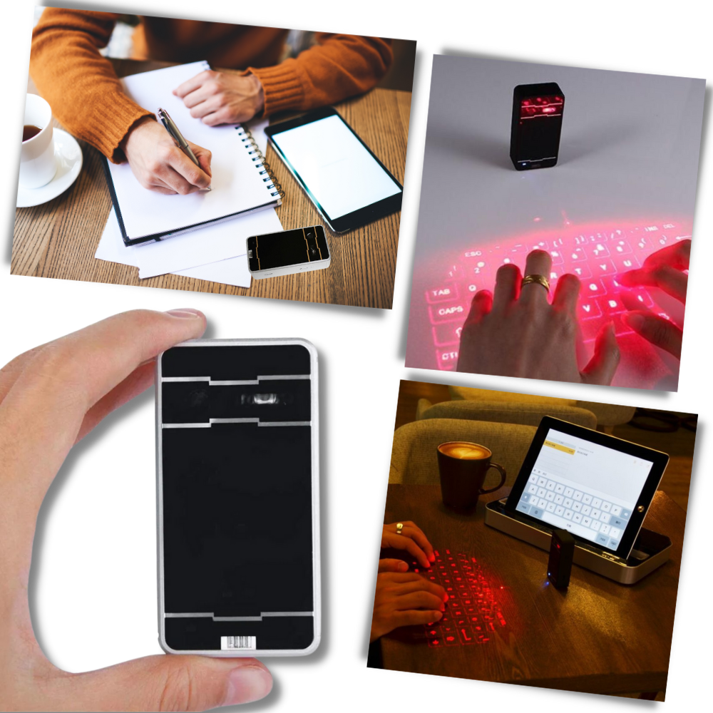 Raxiva - Portable holographic keyboard