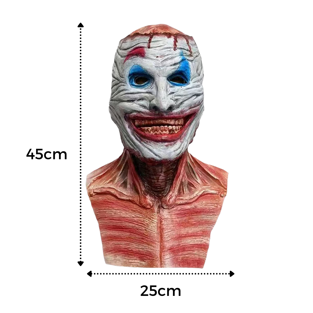 Raxiva - Realistic Halloween Horror Double Mask