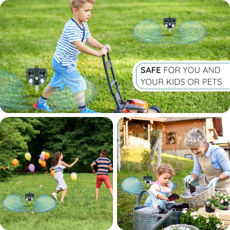 Raxiva - Waterproof Solar Powered Animal Pest Repeller