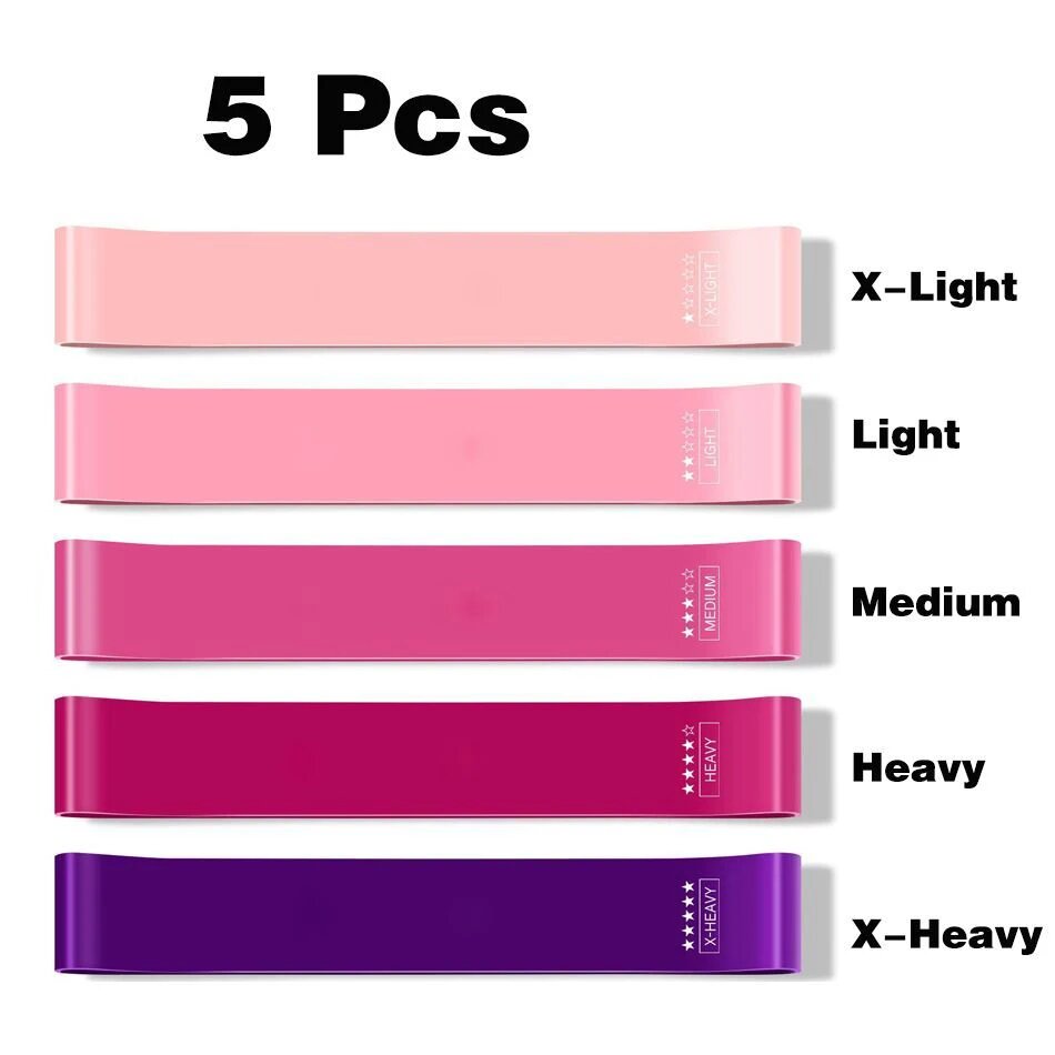 Raxiva-resistance bands fitness workout 5 levels