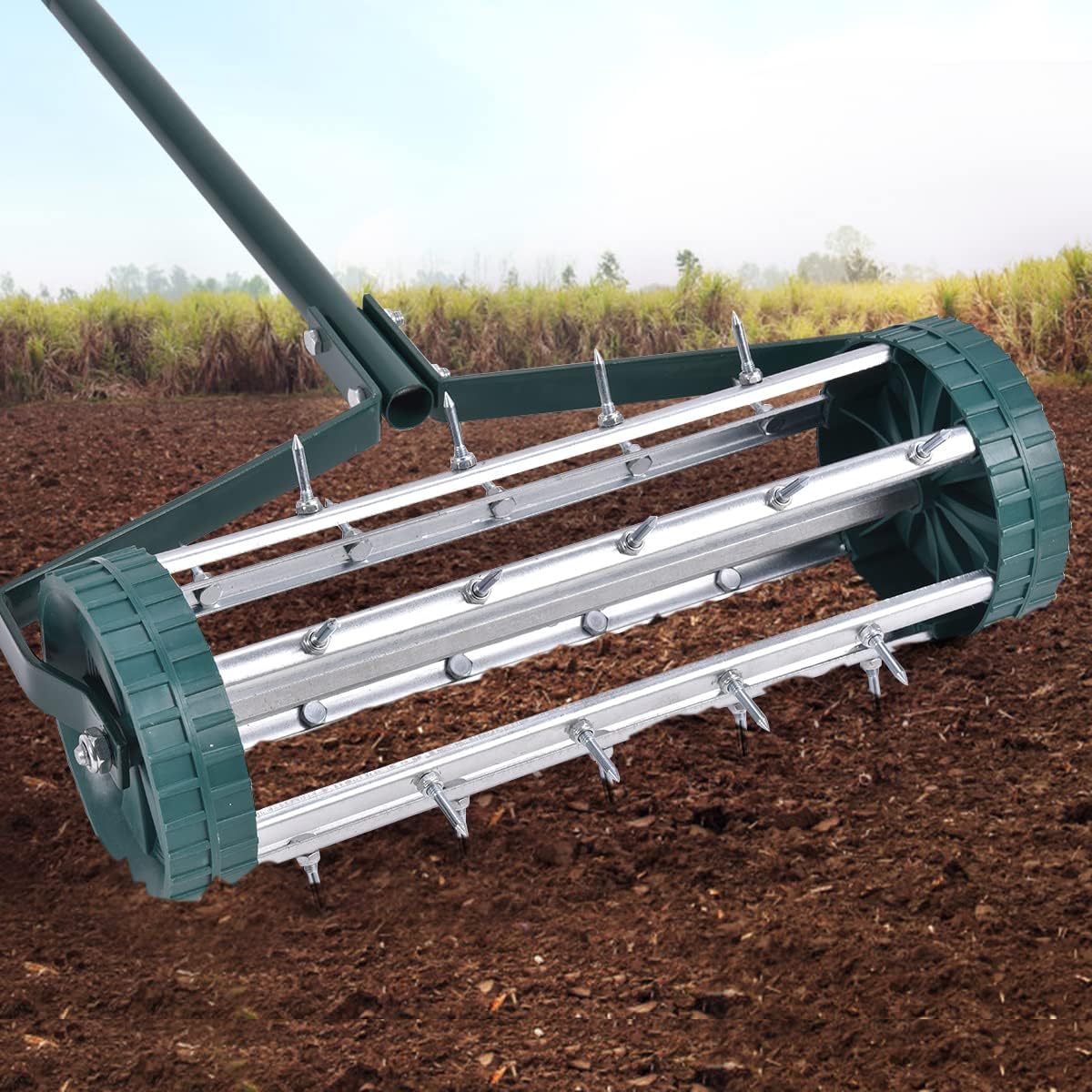 Rolling Lawn Aerator-Raxiva-SKU38841708202065981Rolling Lawn Aerator7491668541501, Rolling Lawn Aerator, , Raxiva, Rolling Lawn Aerator,