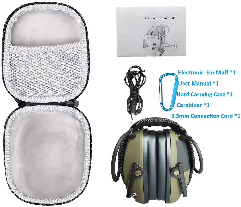 Raxiva-noise cancelling ear muffs for shooting