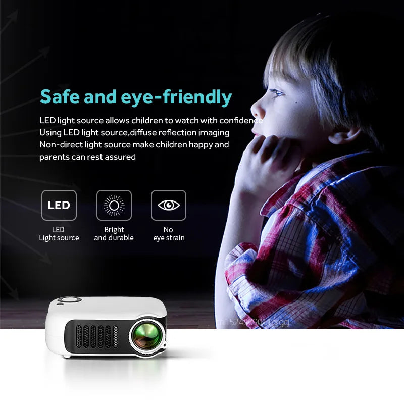 Raxiva-hd mini pocket portable projector