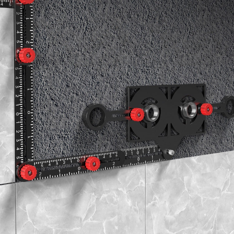 Raxiva-adjustable aluminum alloy tile work folding ruler