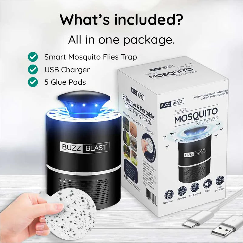 Raxiva smart portable mosquito fly trap