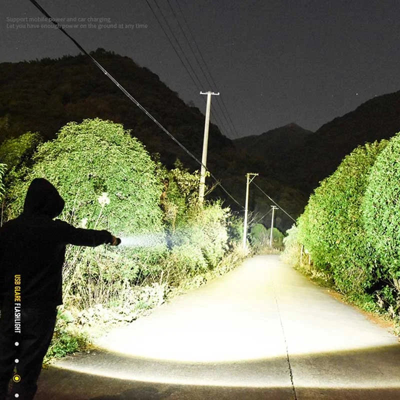 Raxiva usb powerful flashlight