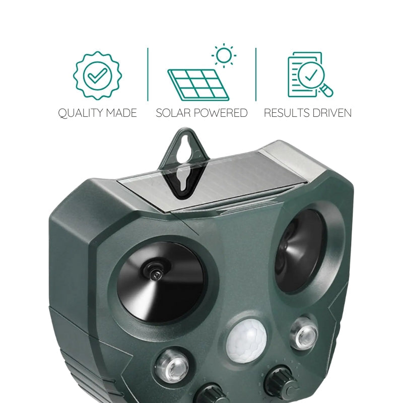 Raxiva waterproof solar animal pest repeller