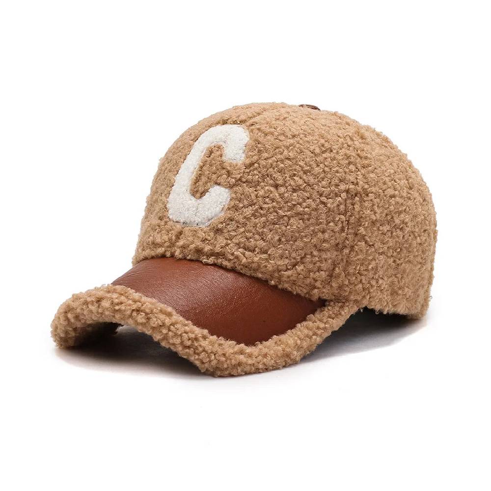 Raxiva-cozy lamb wool winter hat stay warm and stylish all season