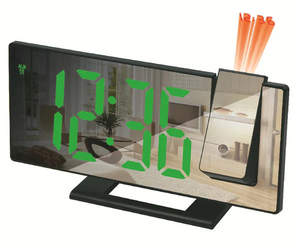 Raxiva-reveil numerique multifonction avec projection led