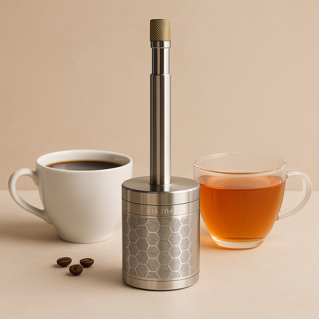 Raxiva-pressinox infuseur cafe nomade acier inoxydable