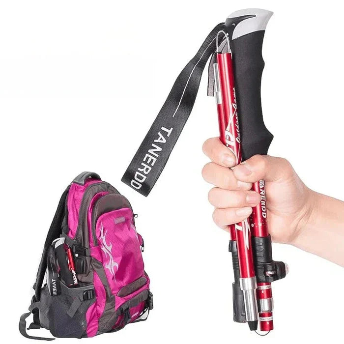 Raxiva-adjustable foldable telescopic trekking poles