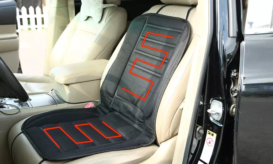 Raxiva-full coverage heated winter car seat cushion pad