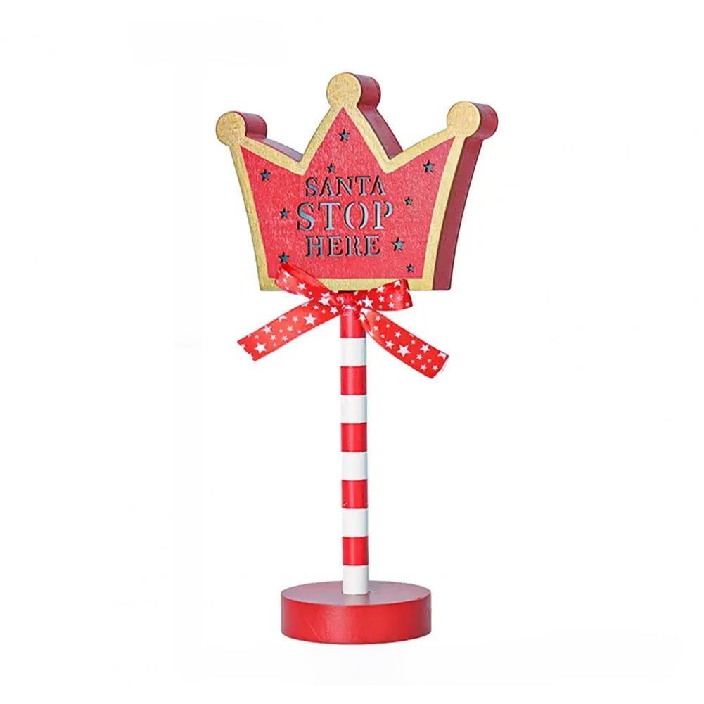 Raxiva-christmas led wooden sign lights festive atmosphere holiday celebrations