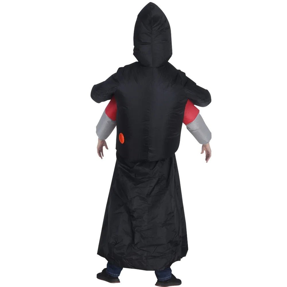 Raxiva-death grim reaper inflatable costume robe mask ghost halloween props