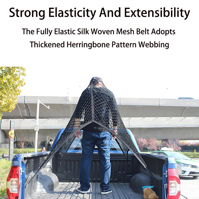 Raxiva-cargo net for truck bed