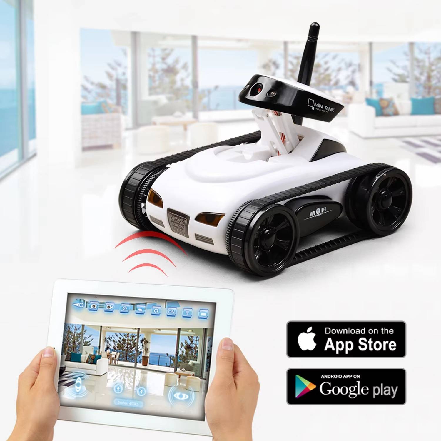 Raxiva-remote control car with camera