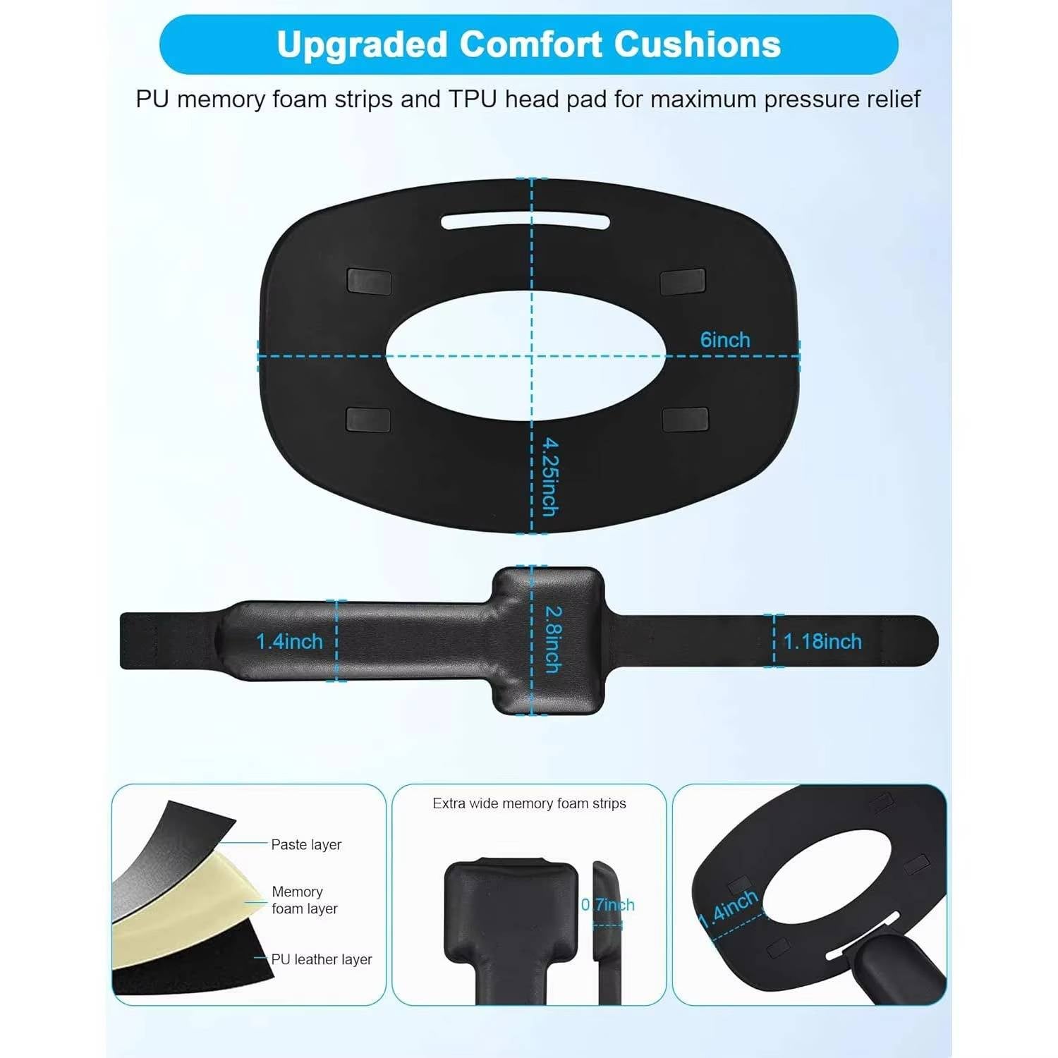 Raxiva-head strap for virtual reality