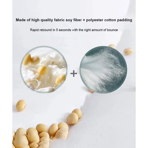 Raxiva-ergonomic goose down pillow cervical support comfort sleep enhancing pillow