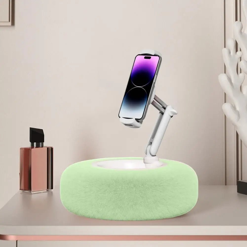 Raxiva-fuzzy kindle tablet pillow stand multi angle phone holder bed car couch