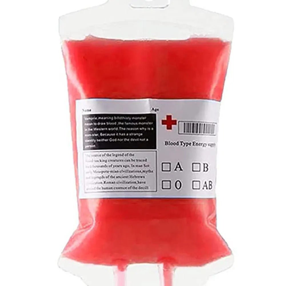 Raxiva-halloween blood bag drink pack reusable cups containers vampire zombie party supplies