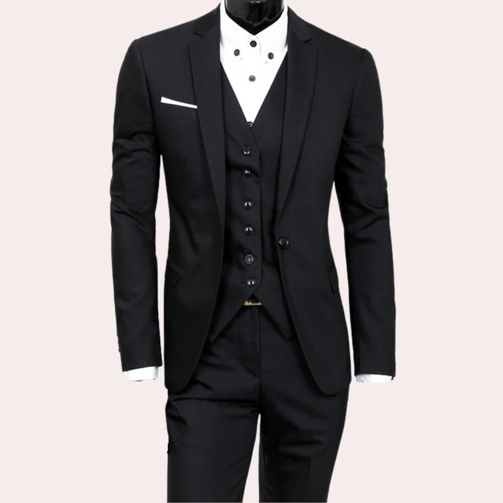 Raxiva-3 piece mens suit