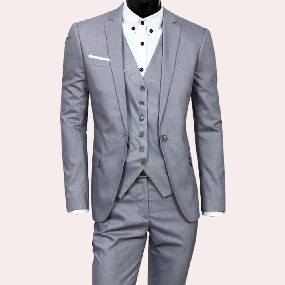Raxiva-3 piece mens suit