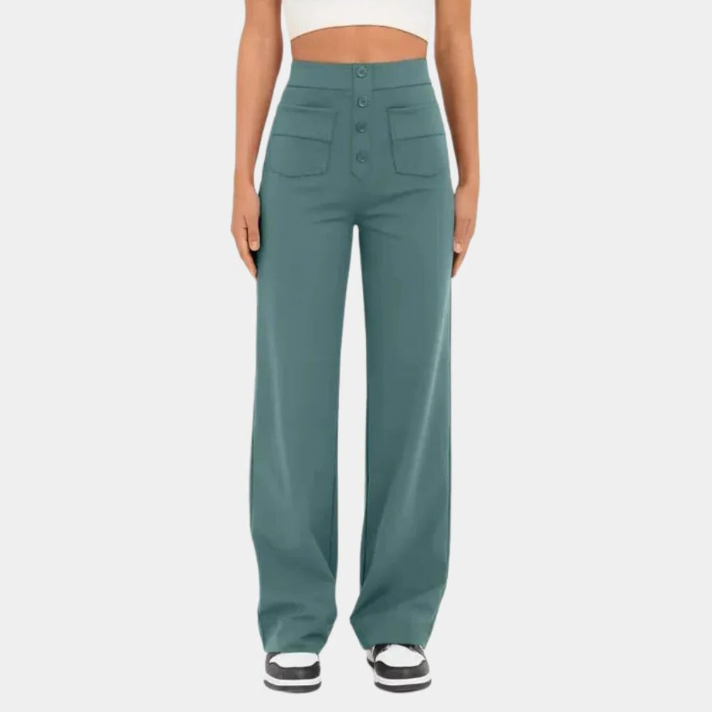 Raxiva-casual high waisted womens pants