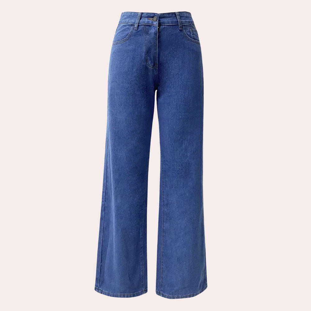Raxiva-casual baggy jeans women