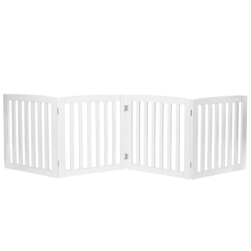 Raxiva-premium tall retractable wooden indoor dog gate