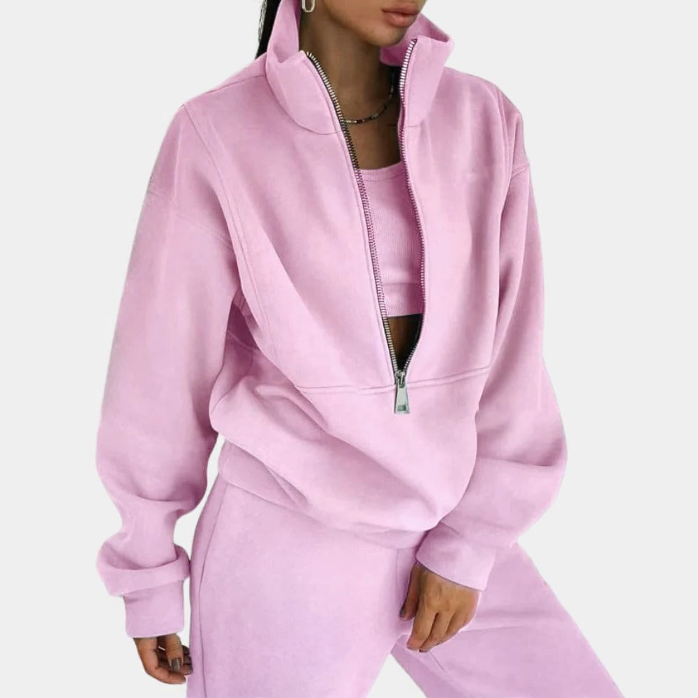 Raxiva-womens two piece sweatsuit