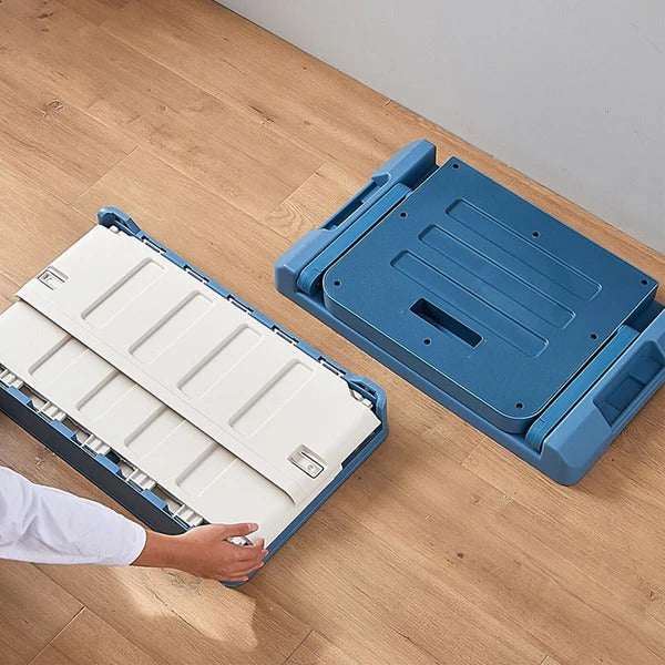 Raxiva-spacious indoor outdoor collapsible trunk storage bin with seat