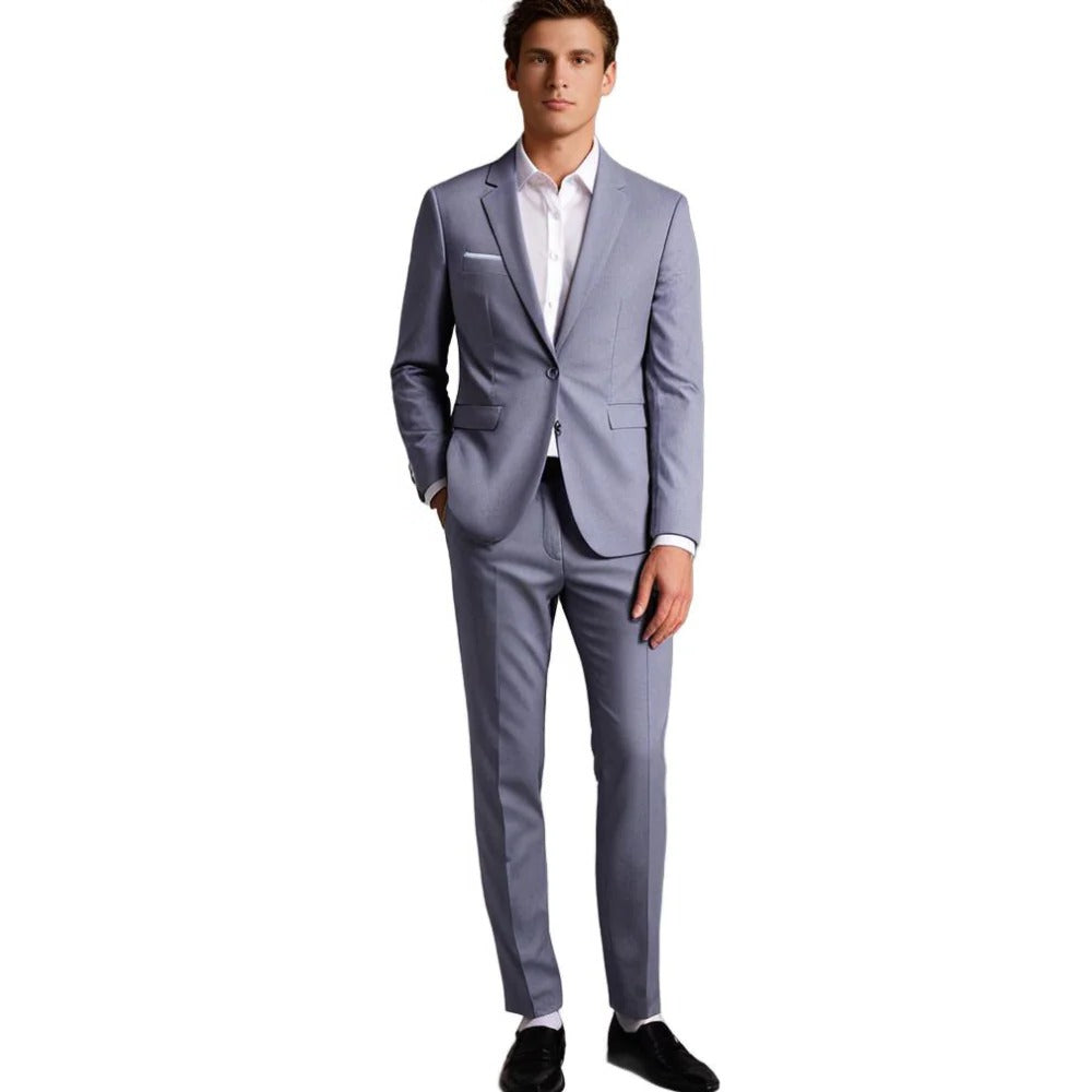 Raxiva-mens blazer and trousers suit