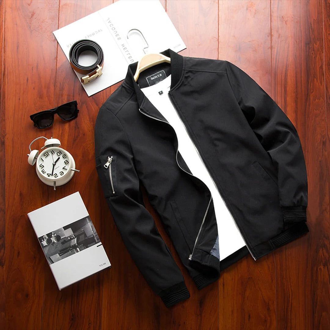 Raxiva-stylish short summer jacket men