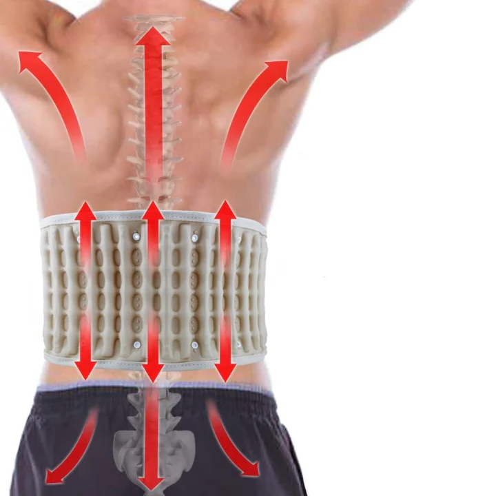 Raxiva-decompression back brace support belt relieve back pain degenerative disc disease sciatica