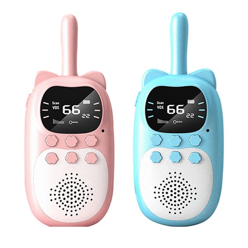 Raxiva-rechargeable kids walkie talkie 3km range handheld radio fun birthday gift