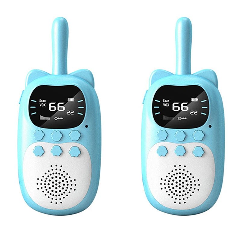 Raxiva-rechargeable kids walkie talkie 3km range handheld radio fun birthday gift